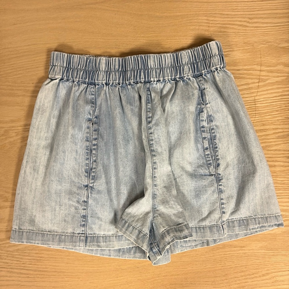 We The Free Soft Flowy Denim Shorts